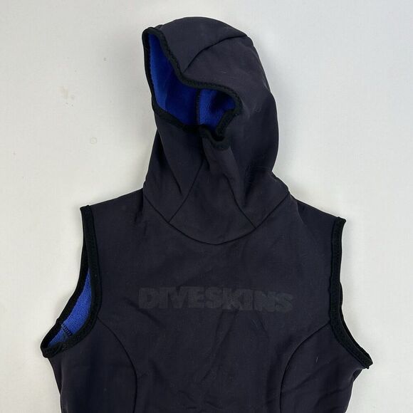 VTG Diveskins by Oztex Black Hooded Dive Vest Top Scuba Women's Size Small S - Picture 5 of 12